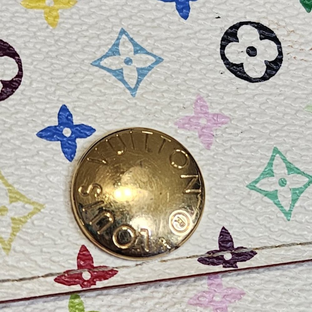 Louis Vuitton Murakami Multicolor Portefeuille Sarah Wallet - Picture 4 of 13